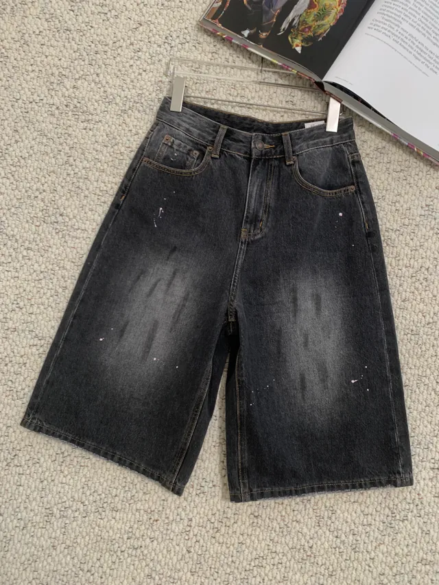 Denim Bermuda Shorts