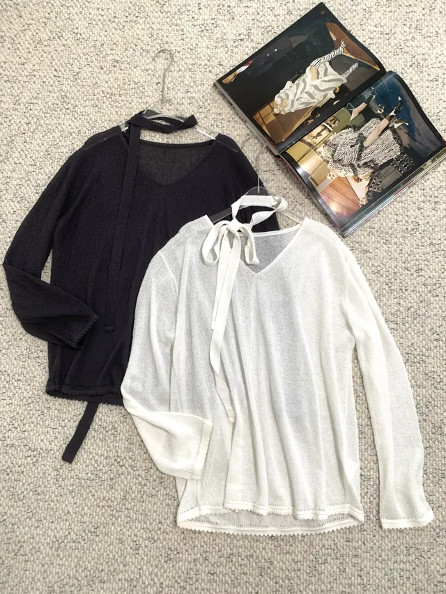 Ribbon Tie Top
