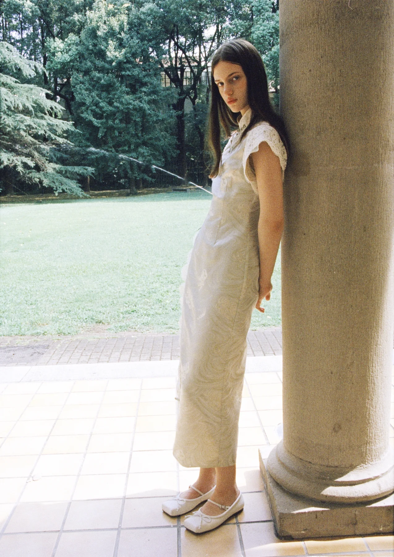 Jade green qipao